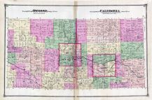 Owosso Township, Caledonia Township, Mungerville, Owosso City, Corunna City, Shiawassee County 1875
